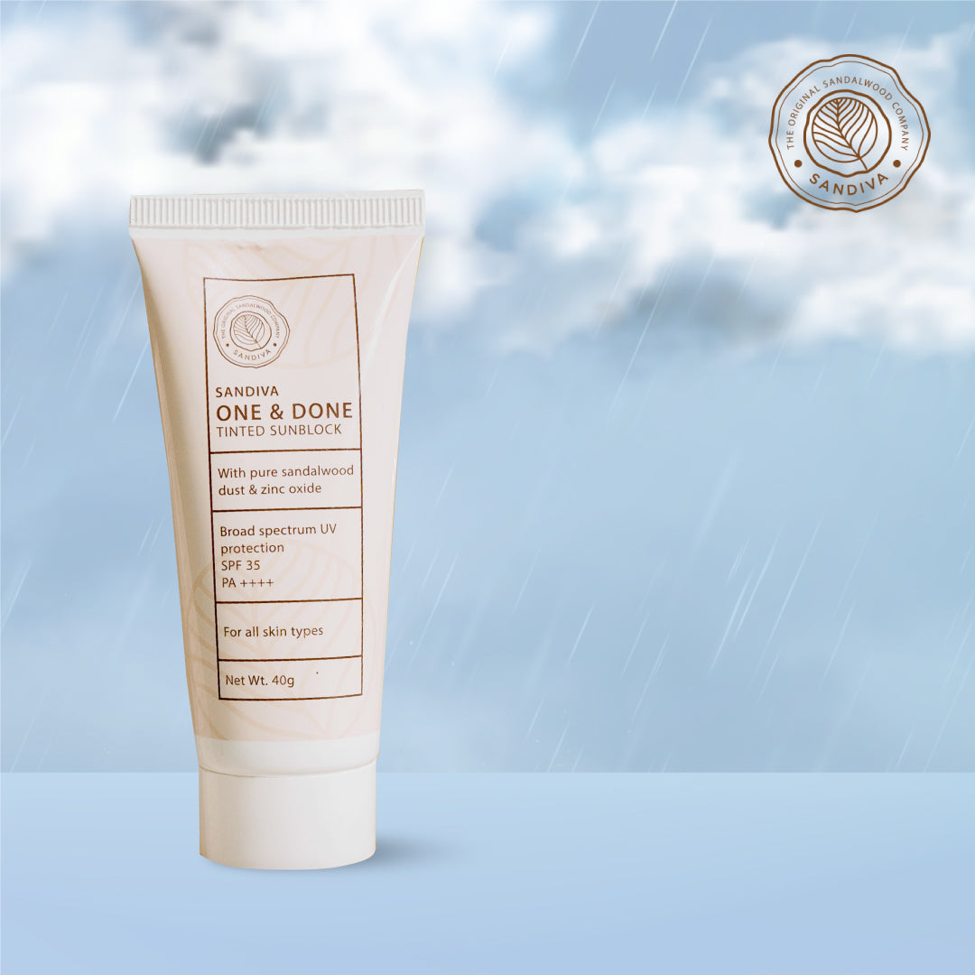 Rain or shine, sunscreen is a must during monsoons
