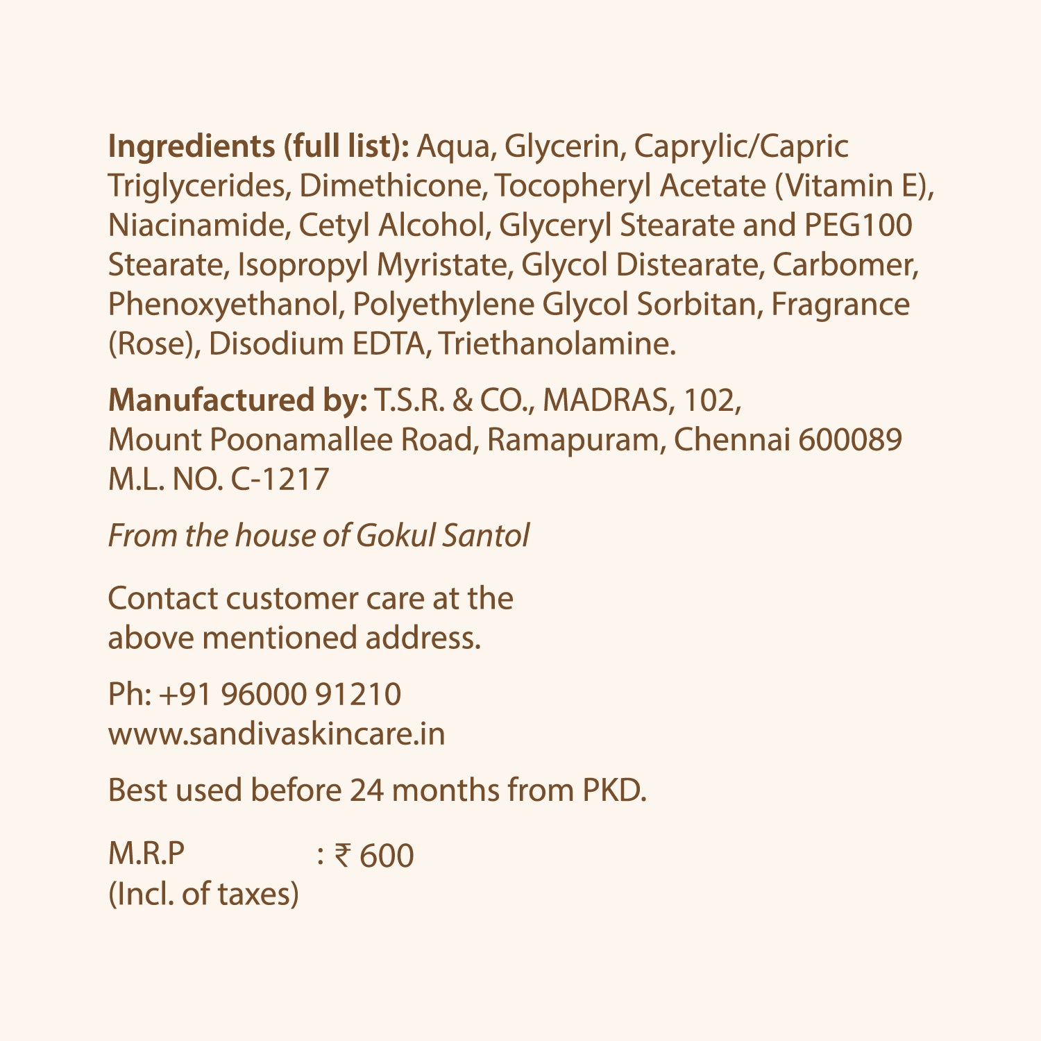 Deep Moisturising Body Lotion - Calming Rose