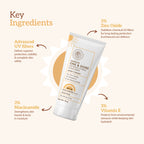 One & Done Untinted Hybrid Sunscreen SPF 50 - Dewy finish