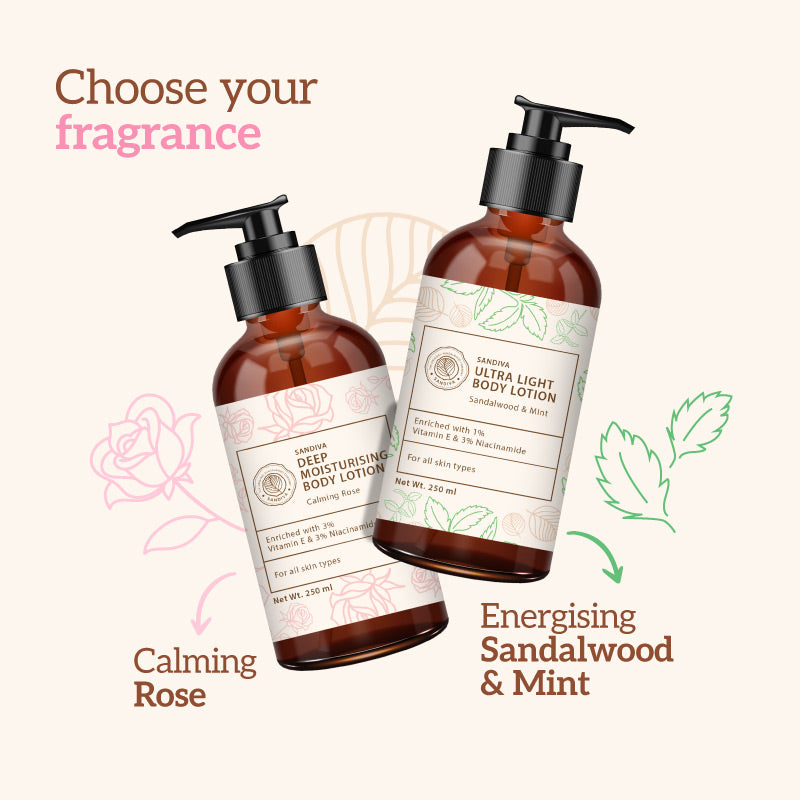 Deep Moisturising Body Lotion - Calming Rose