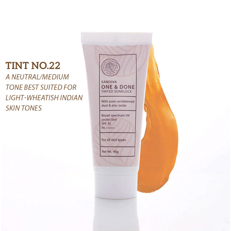 One & Done Tinted Sunblock