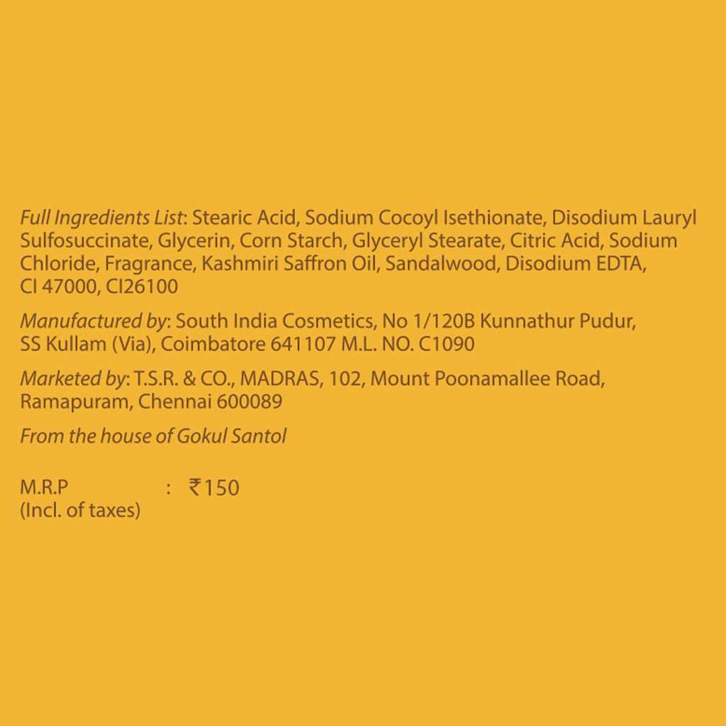 Unsoap Bathing Bar - Kashmiri Saffron