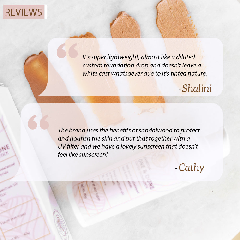 One & Done Tinted Sunblock