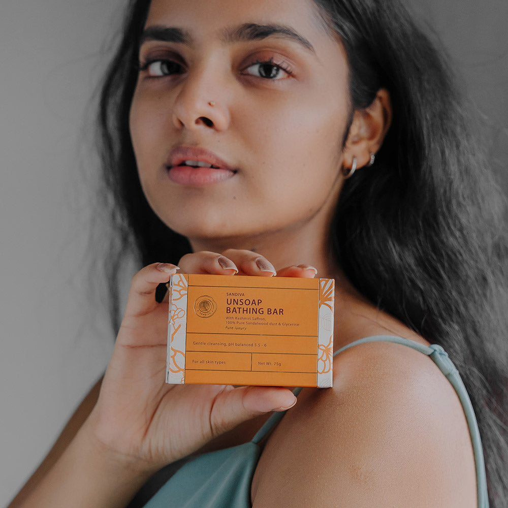 Kashmiri Saffron Bathing Bar